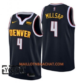 Maillot NBA Denver Nuggets Paul Millsap 4 2018-2019 Nike Navy Swingman - Enfant